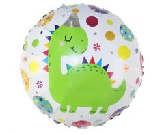 Standard Dino in a hat folija balon 