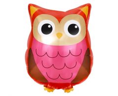 Maxi Owl Pink folija balon