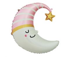 Maxi Moon Pink Cap folija balon