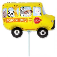 Mini School Bus folija balon na palčki