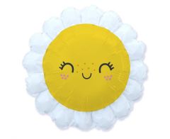 Maxi Smiling Daisy White Yellow 90 cm