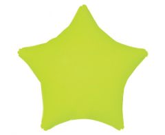 Standard Star Neon Yellow folija balon