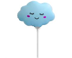 Mini FX Cloud Mat Baby Blue  folija balon na palčki