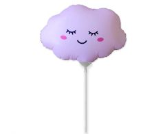 Mini FX Cloud Creamy Latte folija balon na palčki