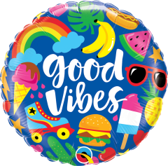 Standard Good Vibes folija balon