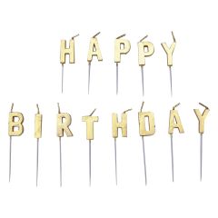 Svečka napis Happy Birthday