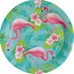 Flamingo Paradise krožniki 23 cm