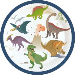 Happy Dinosaur krožniki 18 cm