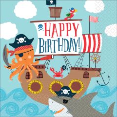 Ahoy Birthday serviete 33x33 cm