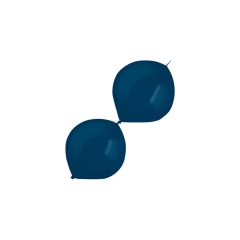 Latex baloni E-Link 15cm Metallic Navy Flag Blue
