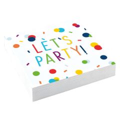 Confetti Birthday serviete 25x25 cm