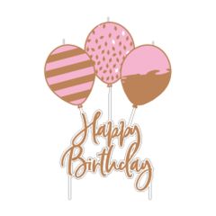 Rose Gold Birthday svečka