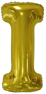 Folija balon črka I Gold