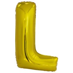 Folija balon črka L Gold