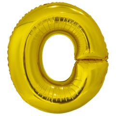 Folija balon črka O Gold