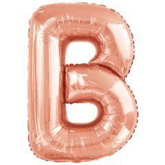 Folija balon črka B RoseGold