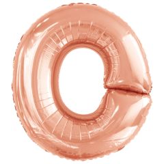 Folija balon črka O RoseGold