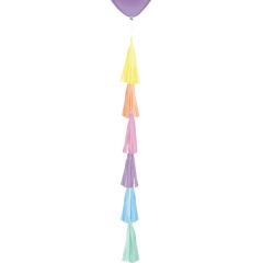 Rainbow pom pom vrvica