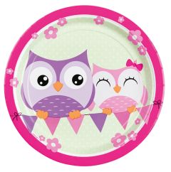 Happy Owl krožniki 23 cm
