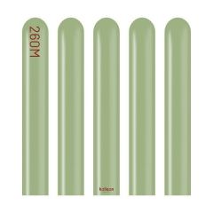 Latex baloni 260 Retro Eucalyptus