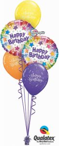 Helijeva balonska dekoracija Bday 