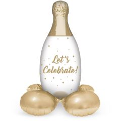Maxi Champagne Bottle with Base folija balon