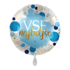 Standard Vse Najboljše Lucky Birthday folija balon
