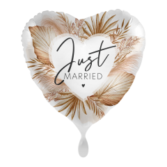 Standard Boho Dream Just Married folija balon
