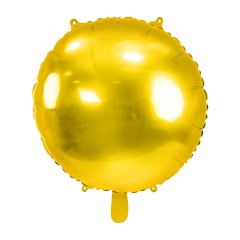 Maxi Okrogli Gold folija balon 59 cm