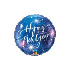Standard New Year Fireworks & Stars - folija balon