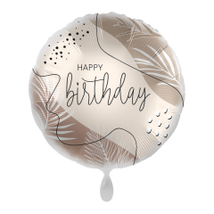 Standard Natural Colour Birthday  folija balon