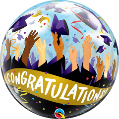 Bubble Congrats Grad Caps pvc balon