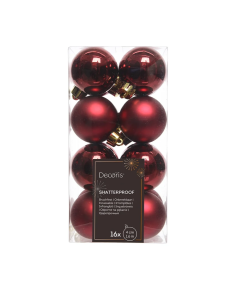 PVC bordo kroglice 4 cm, 16 kosov