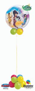 Helijeva bubble balonska dekoracija Disney Fairies 