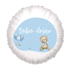 Standard Dobro Došao blue folija balon