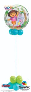 Helijeva bubble balonska dekoracija Dora the Explorer