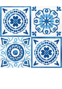 Blu Willow serviete 33x33 cm 16/1