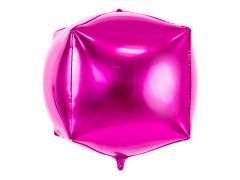 Standard Cubic Dark pink folija balon