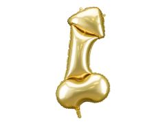 Maxi Penis Gold folija balon