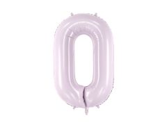 Folija balon številka 0 Purple 72 cm