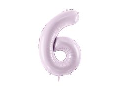 Folija balon številka 6 Purple 72 cm