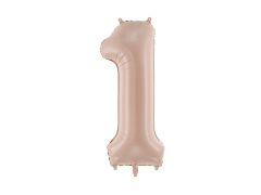 Folija balon številka 1 Dark Beige