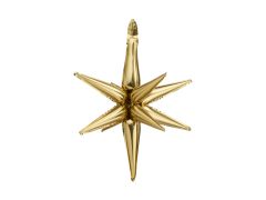 Maxi 3D Star Gold folija balon 70 cm