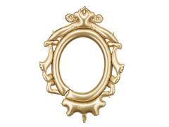 Maxi Selfie Frame Gold folija balon 78x95 cm