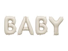 Črke Baby Beige folija balon