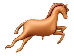 Maxi Horse Satin Brown 125x100 cm folija balon