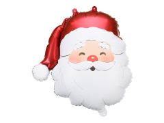 Maxi Santa Claus head folija balon 42x43 cm