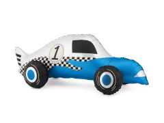 Maxi Standing Racing Car blue folija balon 90x34 cm