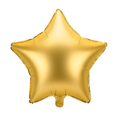 Standard Star Satin Gold folija balon