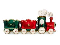 Maxi Standing Christmas Train XXL folija balon 221x96cm